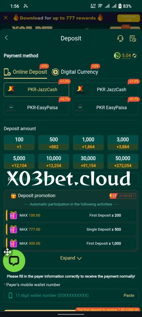 X03 Bet