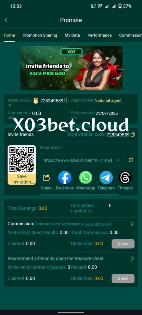 X03 Bet Game